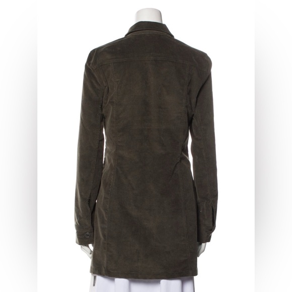 House of Harlow 1960 Army Green Corduroy Coat - Picture 3 of 10